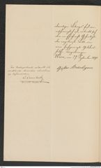 k.k. naturhistorisches Hofmuseum, Intendanzakten 1885-1896 (Hauer), Aktenzahl Z.571/1891, Seite 2
